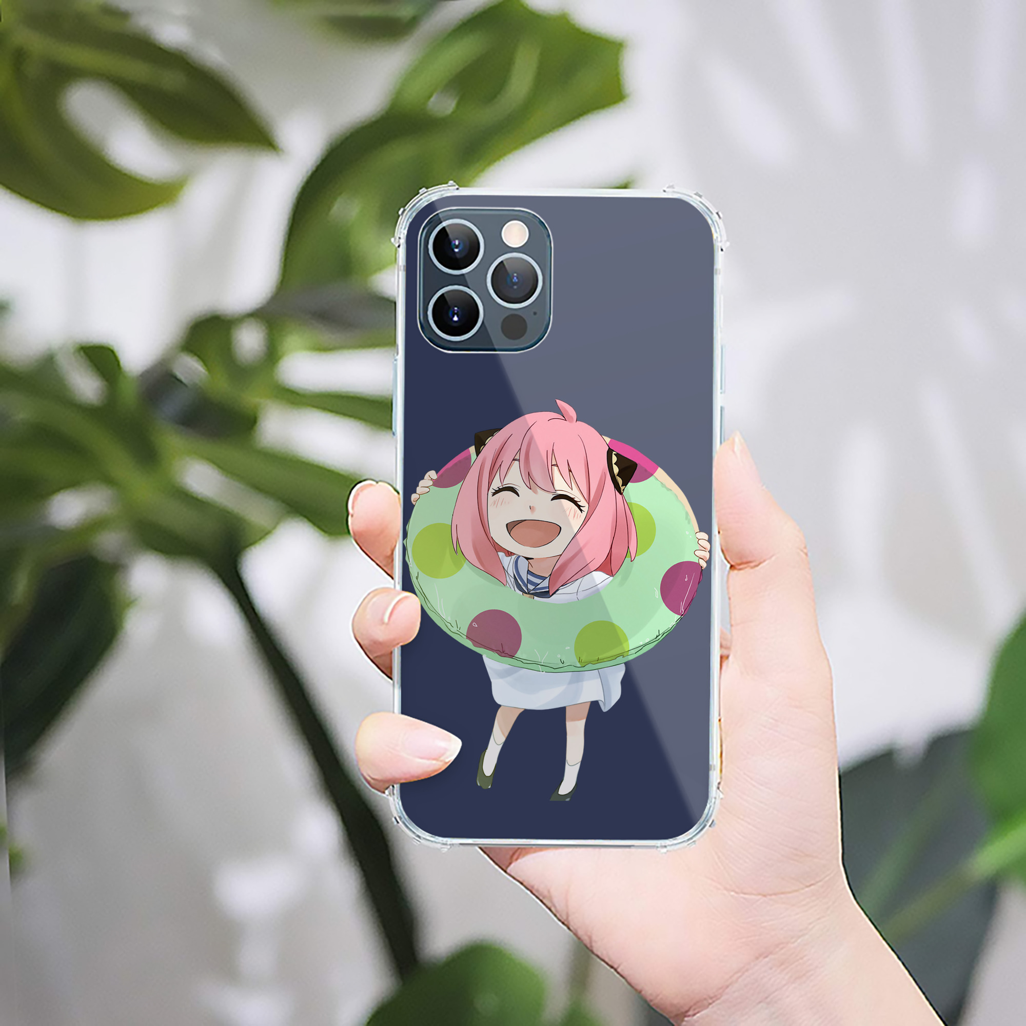 （画像用） SPY×FAMILY间谍家家酒 【iPhone 12シリーズ対応】透明スマホケース（クリアソフトケース）